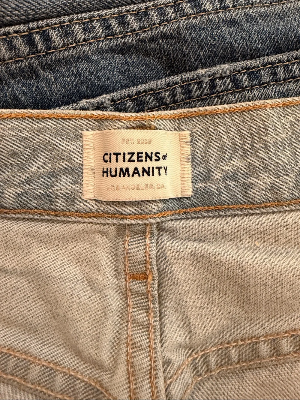 Citizens of Humanity Annabelle Distressed‎ Raw Hem Shorts 100% Organic Cotton